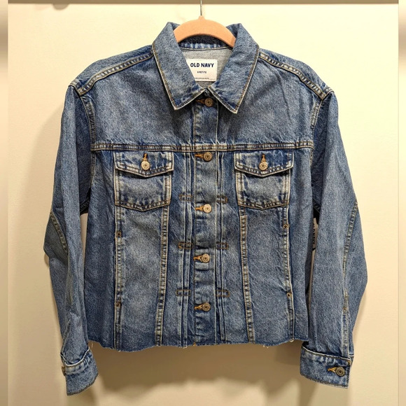 Cropped Jean Jacket Petite - Picture 1 of 8